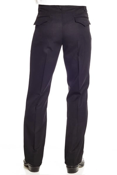 Circle S Mens Black Western Poly Blend Ranch Dress Pant 35