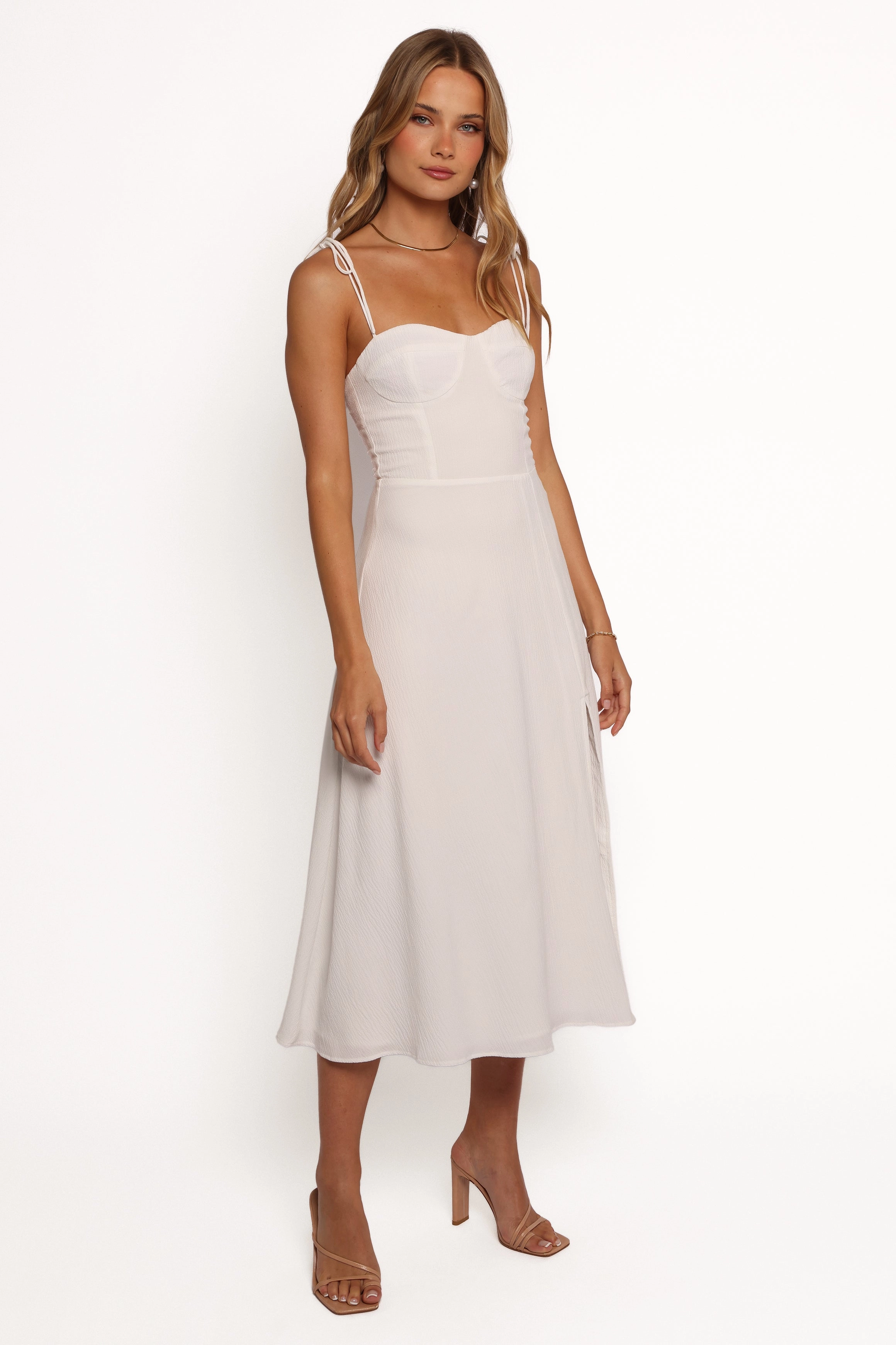 Cordelia Midi Dress - White