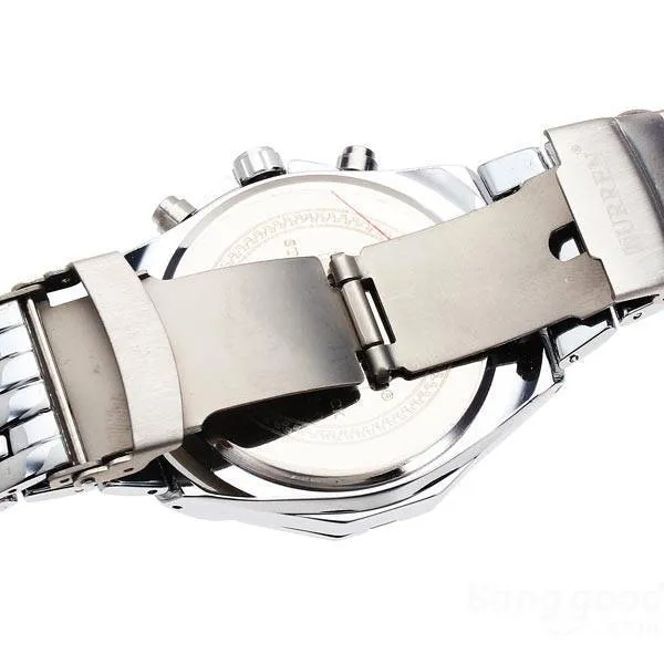 Curren Men's Stainless Steel Waterproof (Red 4.4cm Dial) - CUR118