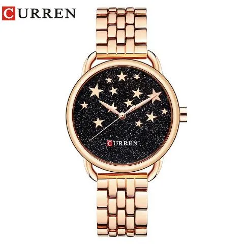 Curren Women's Star Dial Watch (Dial 3.0cm) - CUR 160