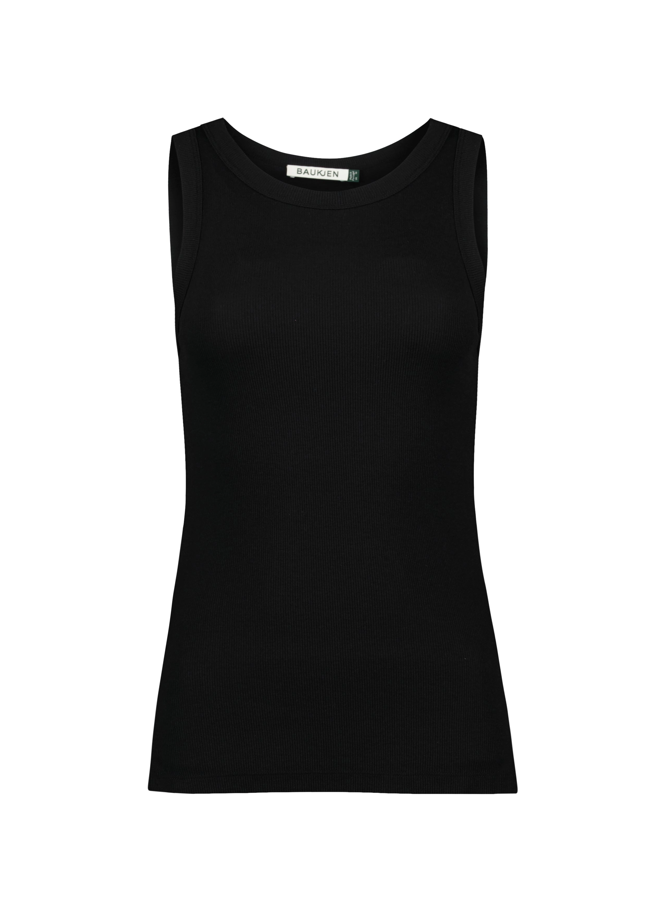 Darina TENCEL™ Lyocell Luxe Rib Tank | Caviar Black