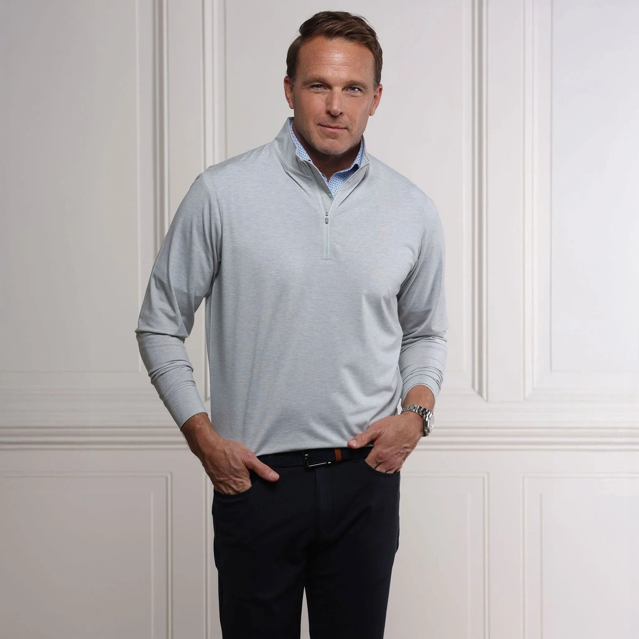 DriRelease® Performance Pullover Light Grey