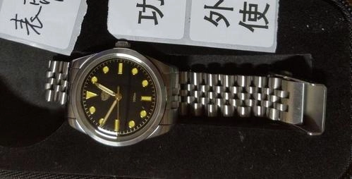 ★EU Pre-Owned★Watchdives Retro Sub 36mm VH31 Men Watch