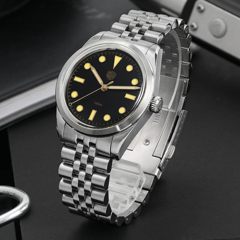 ★EU Pre-Owned★Watchdives Retro Sub 36mm VH31 Men Watch