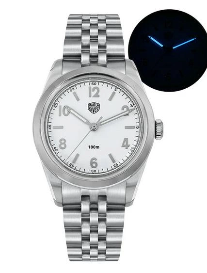 ★EU Pre-Owned★Watchdives Retro Sub 36mm VH31 Men Watch