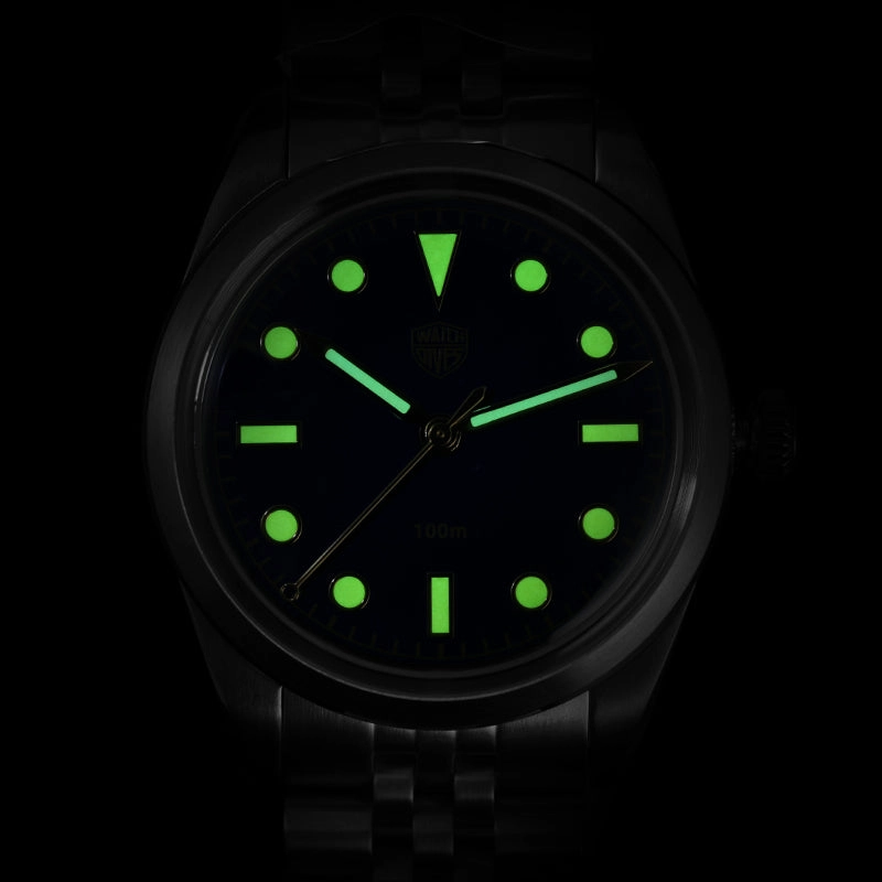 ★EU Pre-Owned★Watchdives Retro Sub 36mm VH31 Men Watch