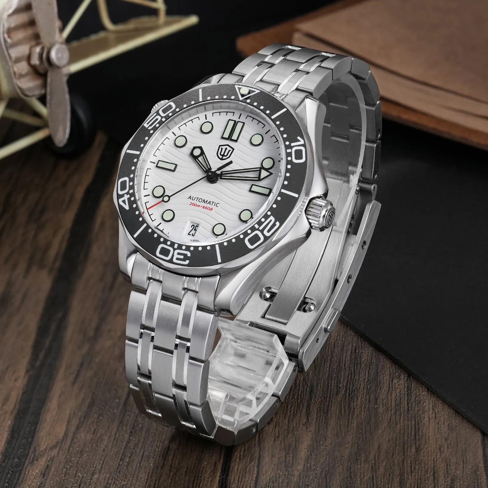★EU-Pre-Owned★Watchdives WD007ST 39mm NTTD Dive Watch