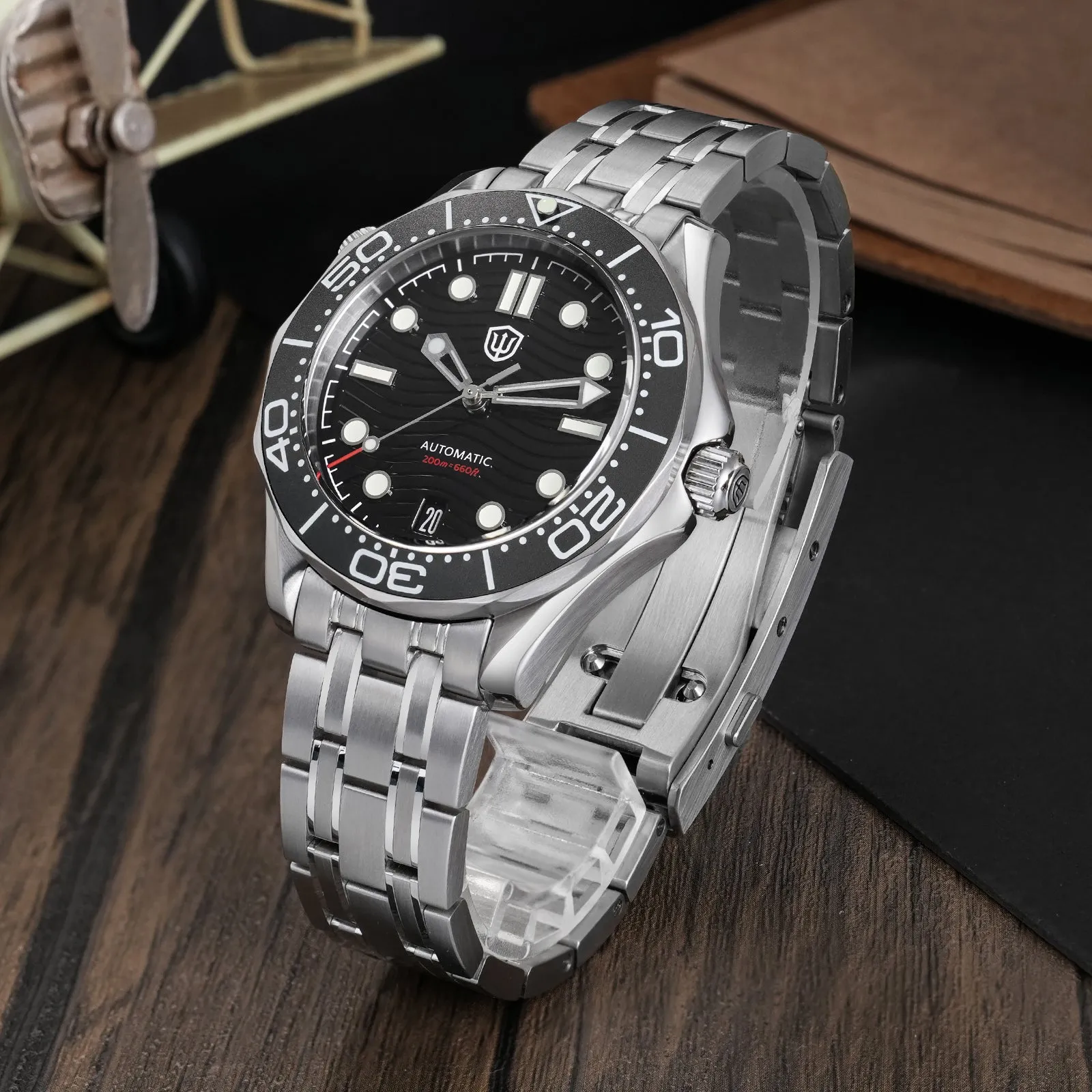 ★EU-Pre-Owned★Watchdives WD007ST 39mm NTTD Dive Watch