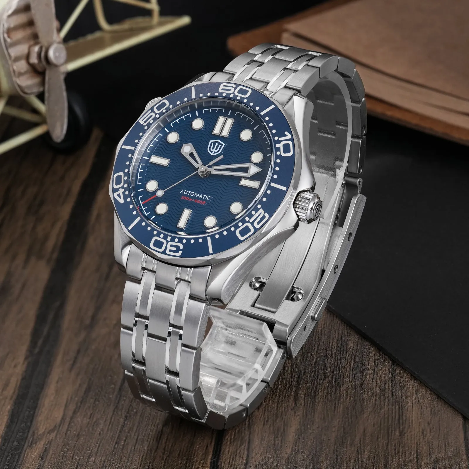 ★EU-Pre-Owned★Watchdives WD007ST 39mm NTTD Dive Watch