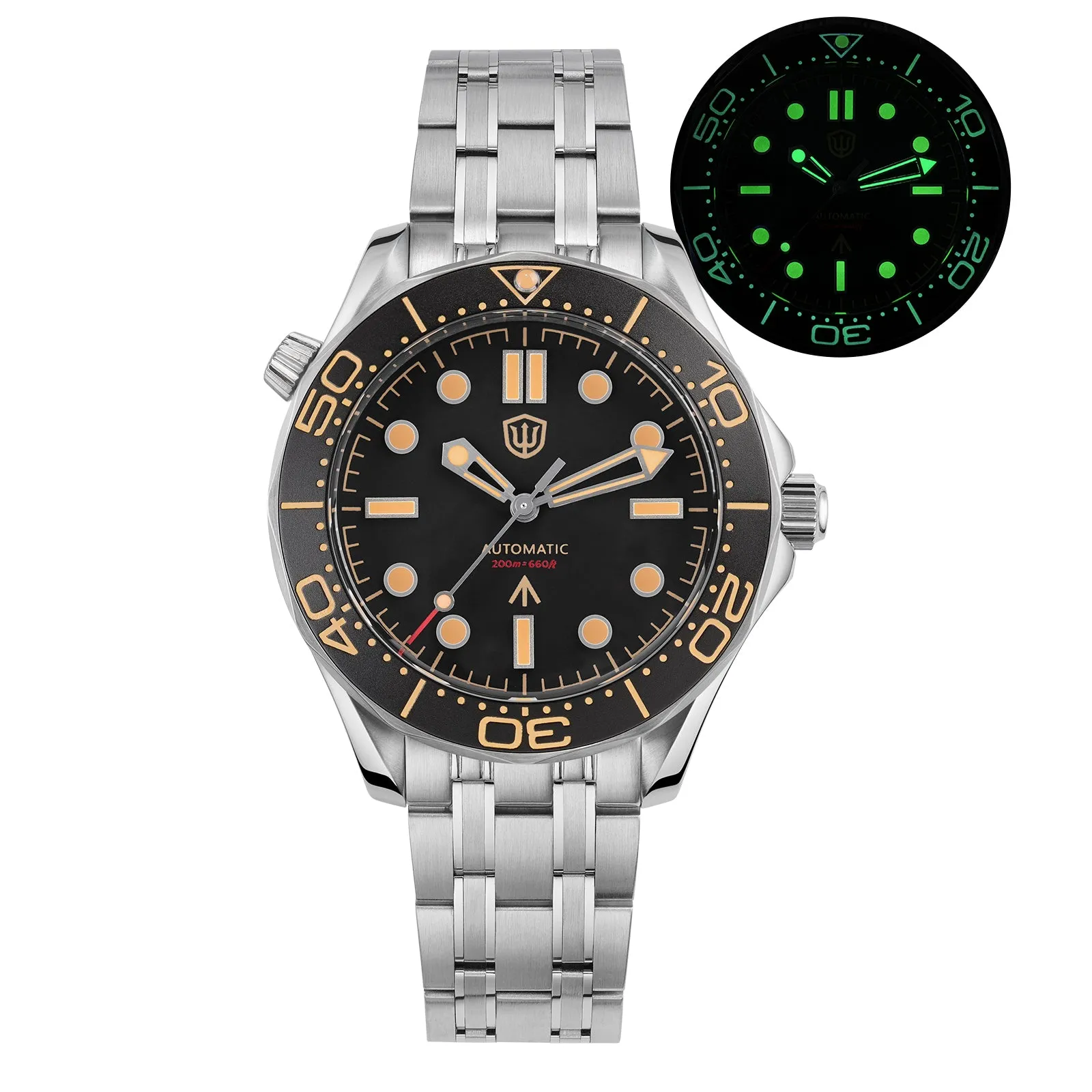 ★EU-Pre-Owned★Watchdives WD007ST 39mm NTTD Dive Watch