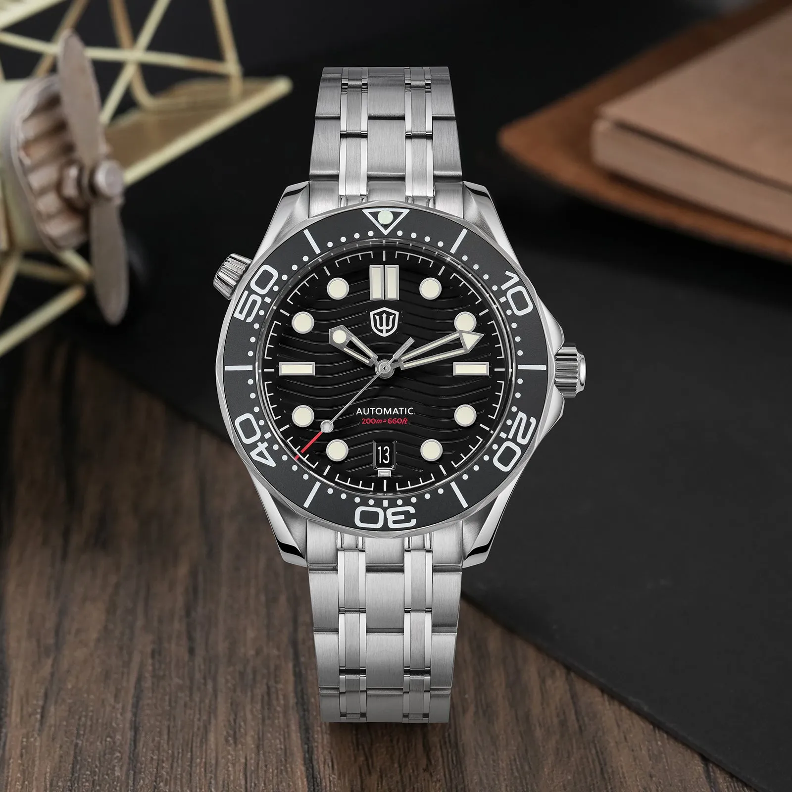 ★EU-Pre-Owned★Watchdives WD007ST 39mm NTTD Dive Watch