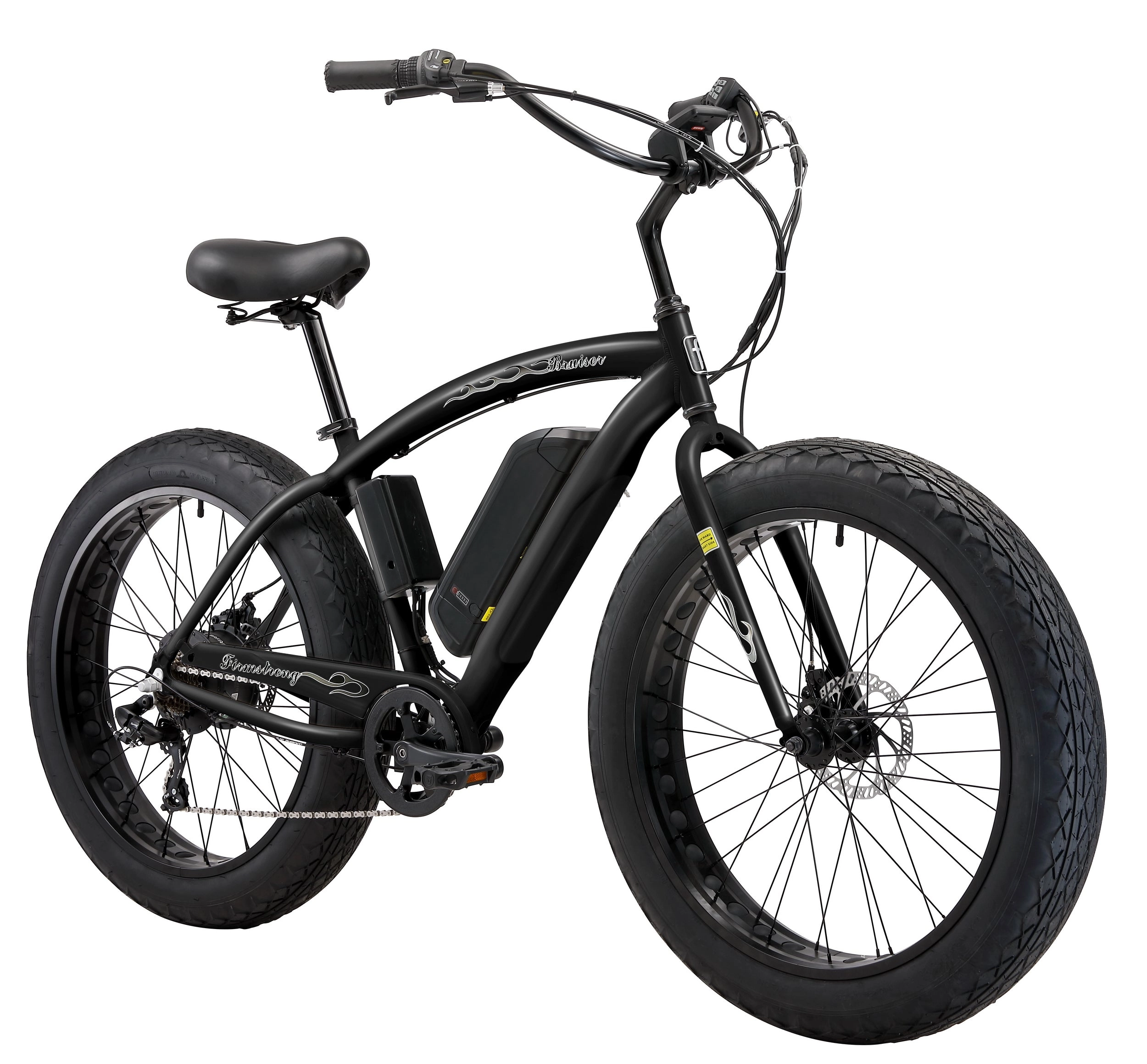 Firmstrong E-Bruiser Man 750W 7 Speed Fat Tire Electric Beach Cruiser Bike