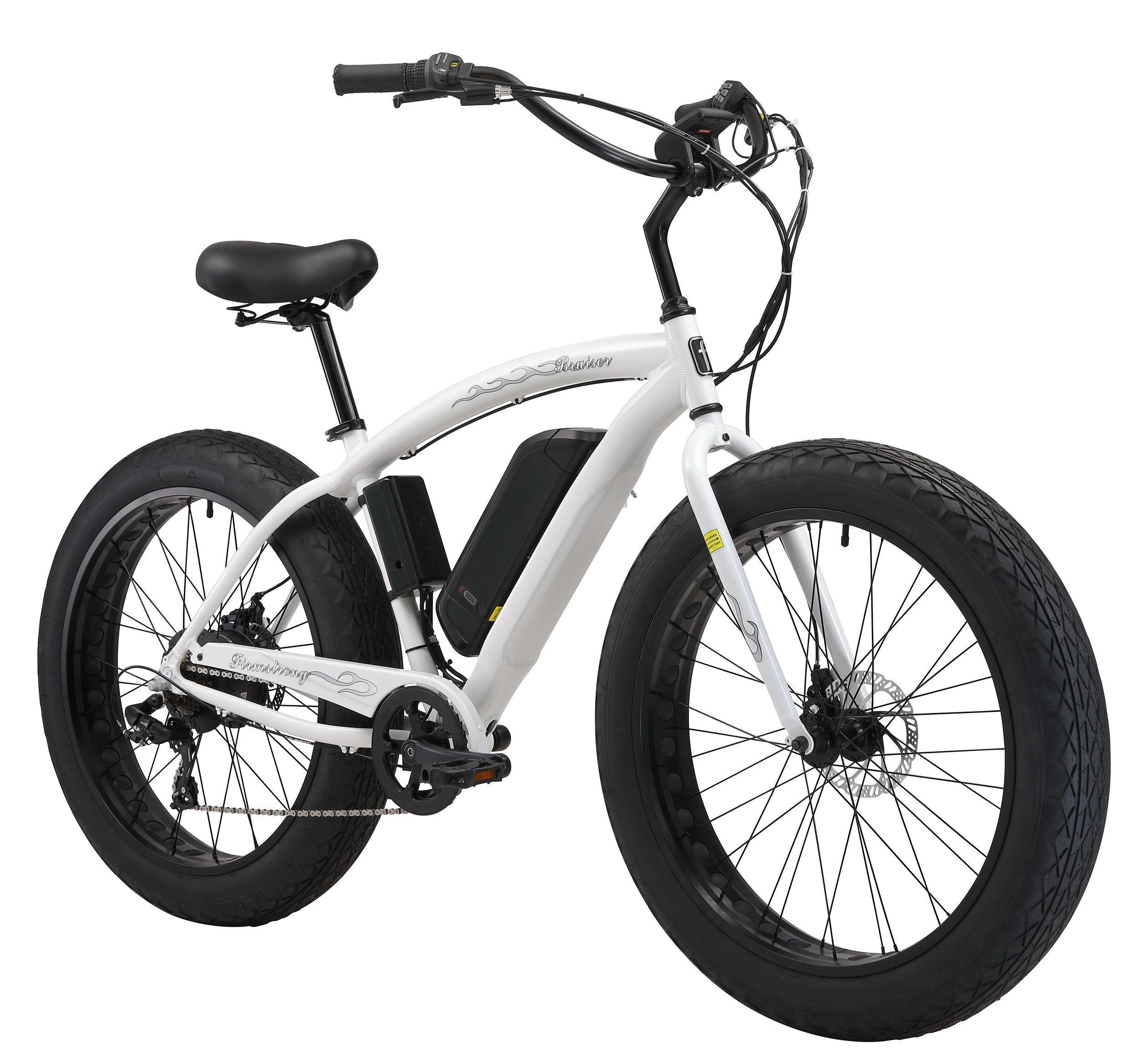 Firmstrong E-Bruiser Man 750W 7 Speed Fat Tire Electric Beach Cruiser Bike