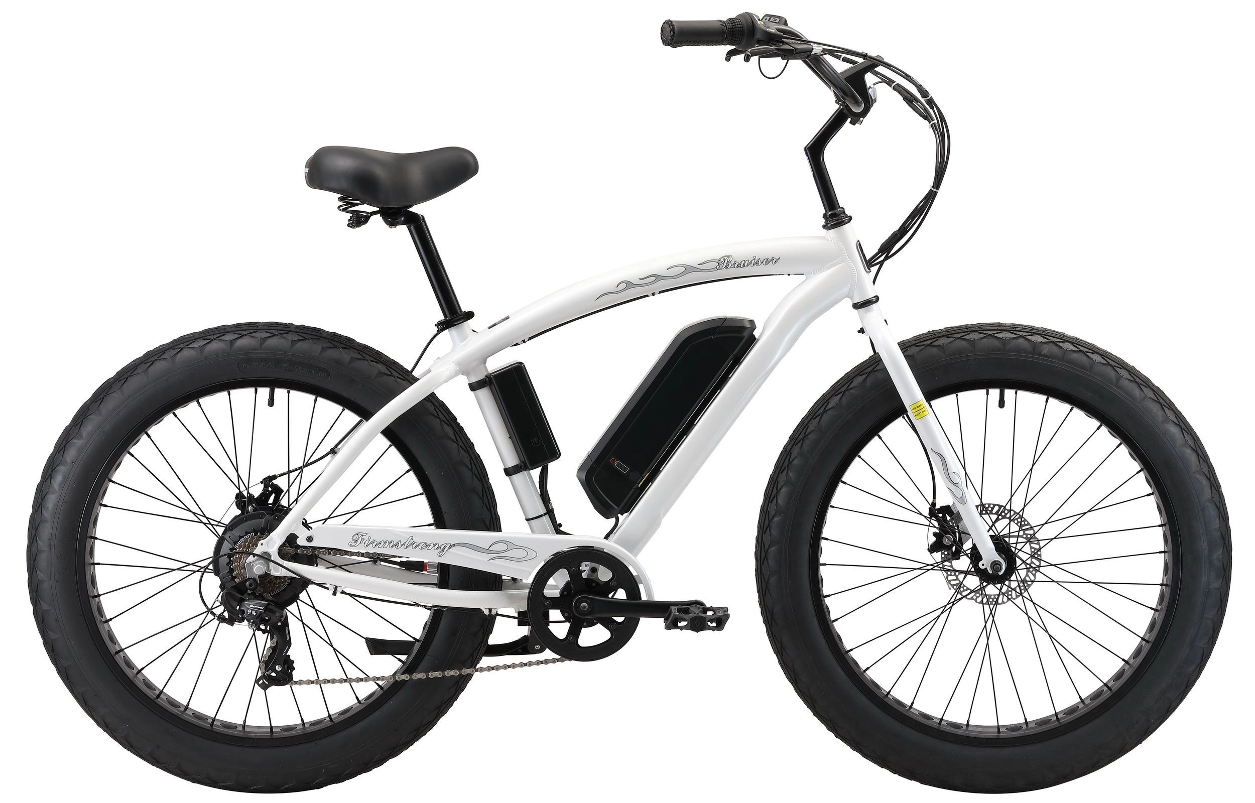 Firmstrong E-Bruiser Man 750W 7 Speed Fat Tire Electric Beach Cruiser Bike