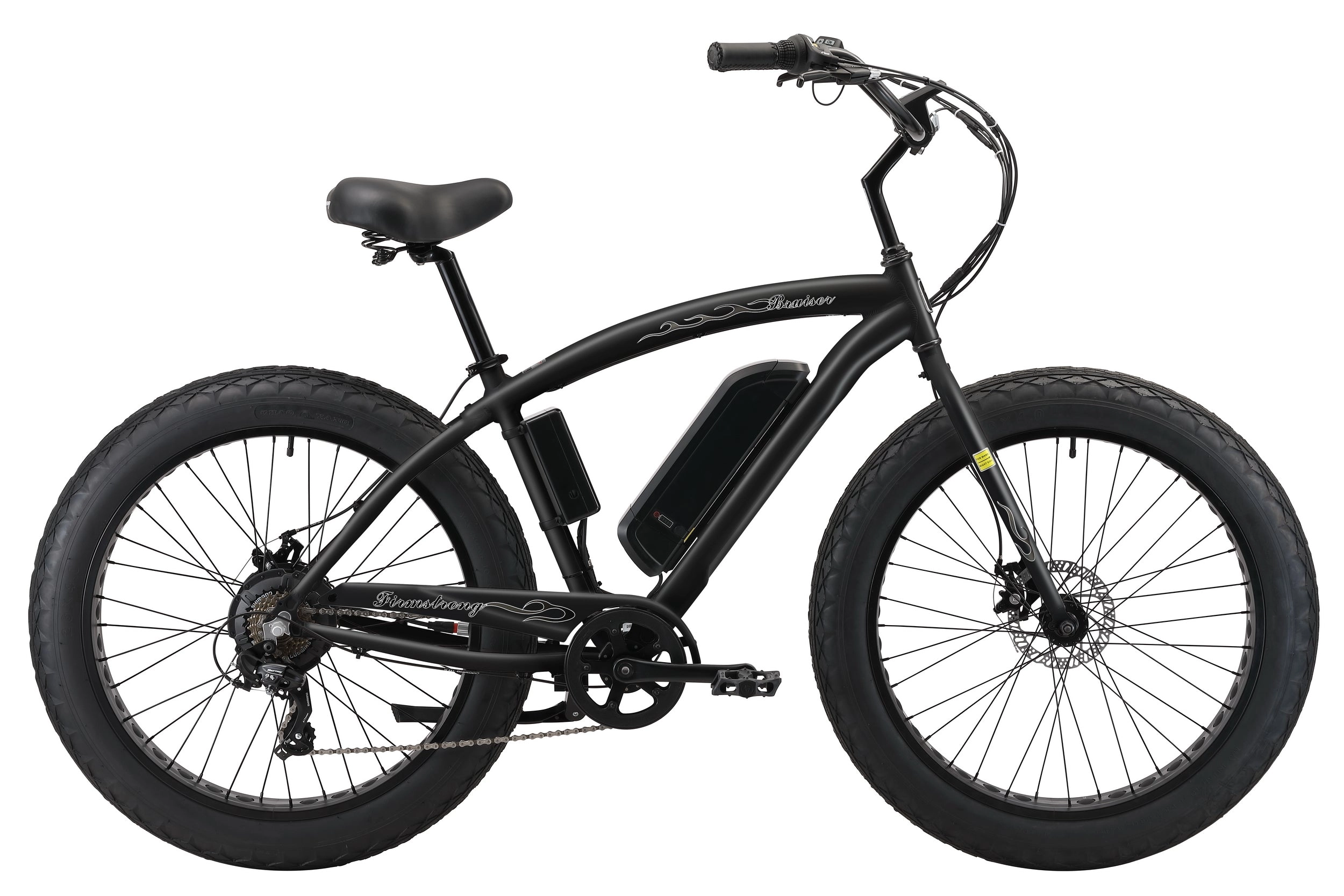 Firmstrong E-Bruiser Man 750W 7 Speed Fat Tire Electric Beach Cruiser Bike