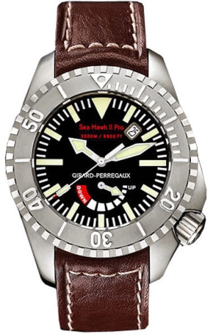 Girard Perregaux Sea Hawk Pro Automatic Black Dial Men's Watch 49941-21-631-HDBA