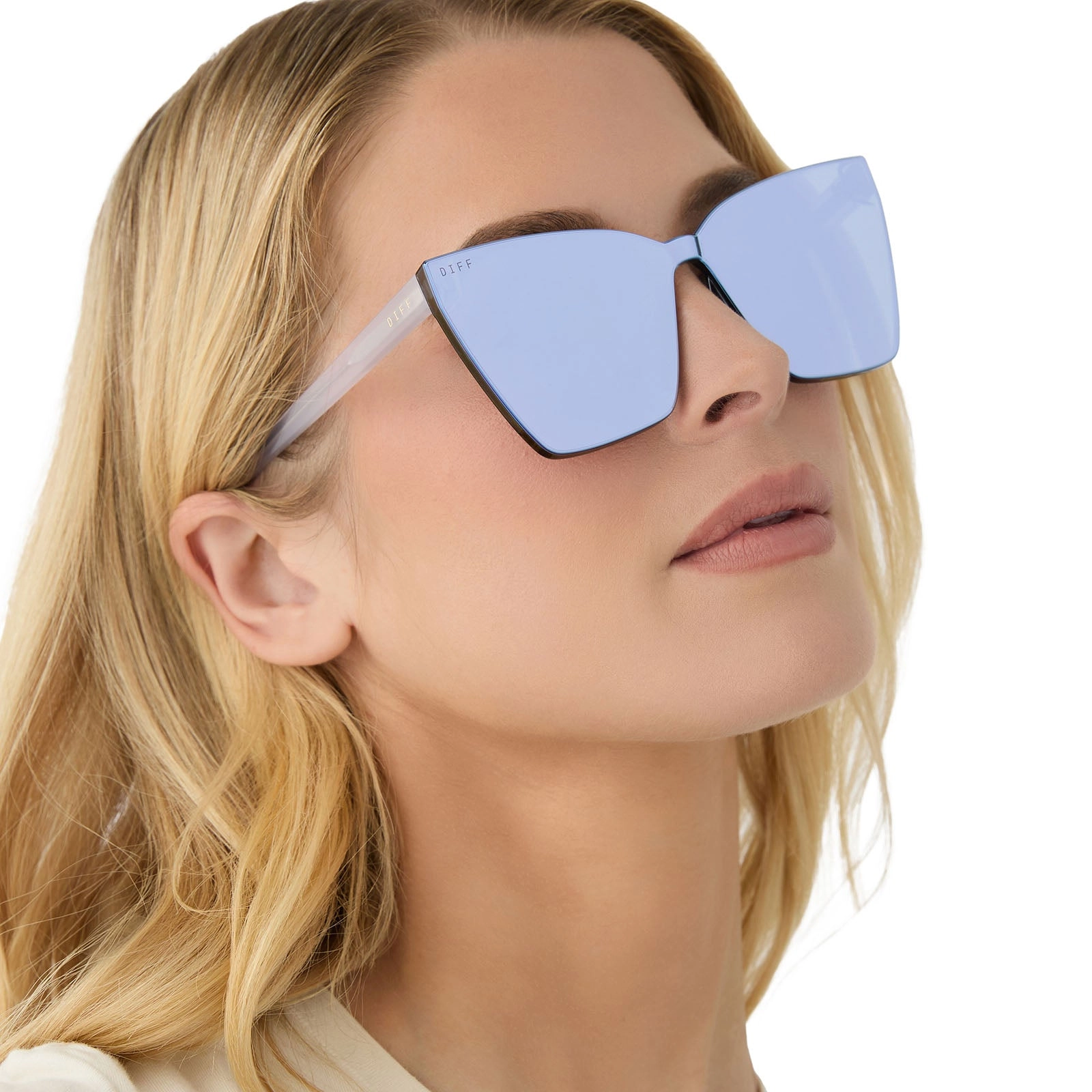 GOLDIE - THISTLE   LAVENDER MIRROR SUNGLASSES