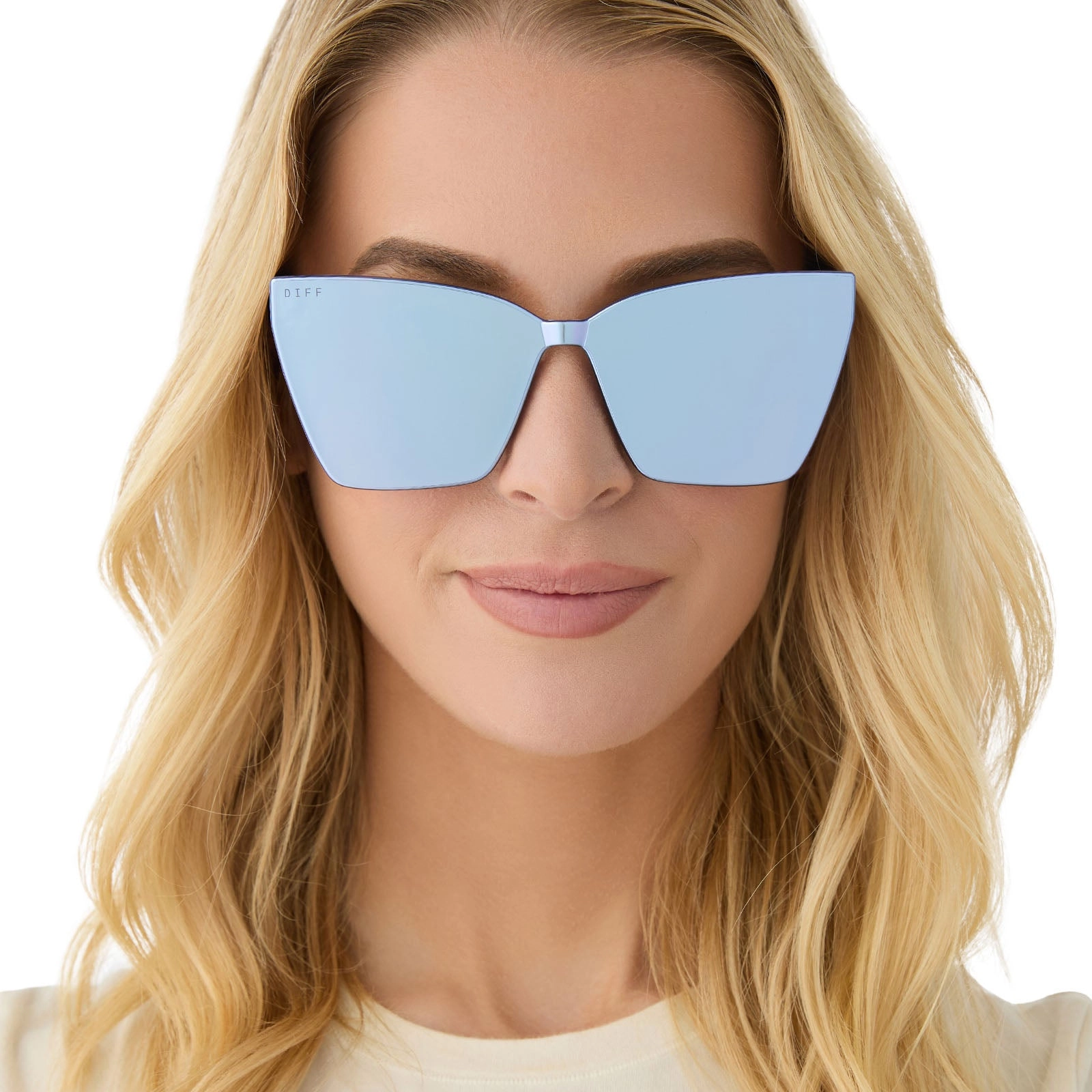 GOLDIE - THISTLE   LAVENDER MIRROR SUNGLASSES