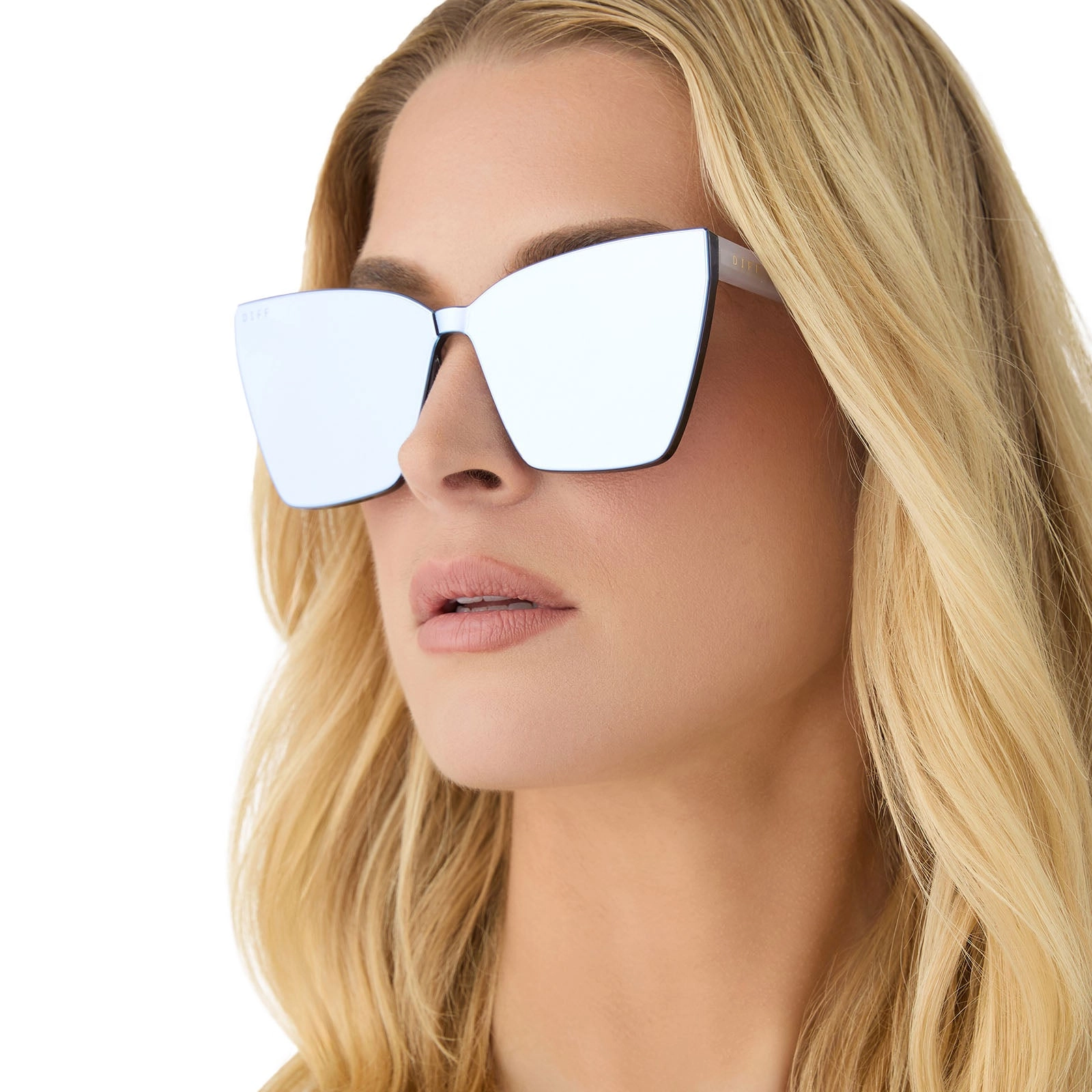 GOLDIE - THISTLE   LAVENDER MIRROR SUNGLASSES
