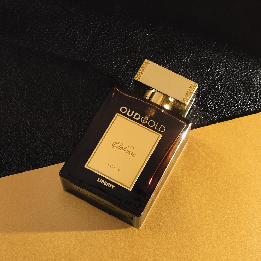 Liberty Luxury OudGold Intense New Edition Parfum for Men and Women (100ml/3.4Oz), Crafted in France, Woody Notes, Long Lasting - upto 3 days.