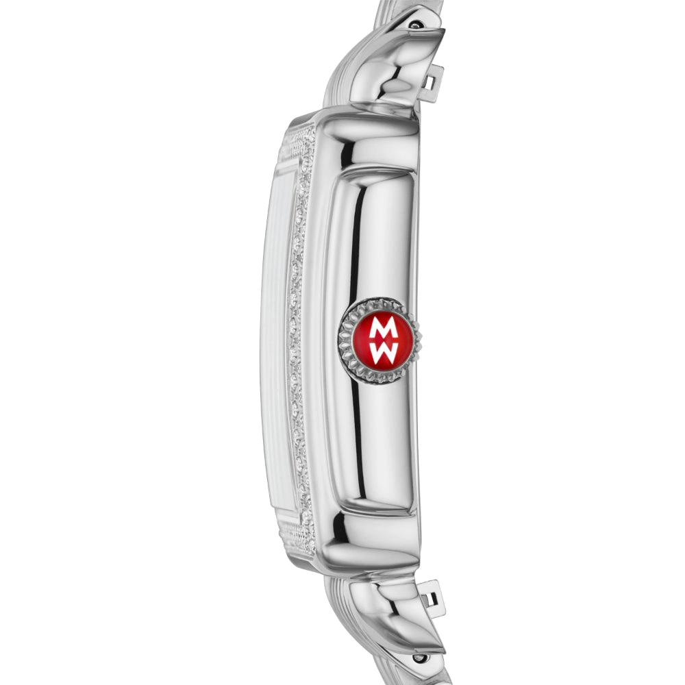 Michele Deco Madison Mid Stainless Diamond Watch