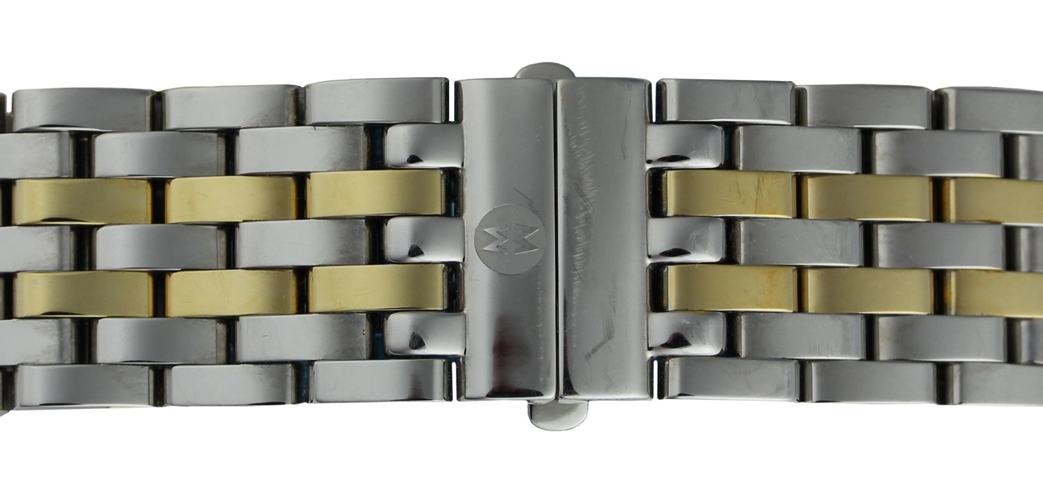 Michele Deco XL Diamond Chronograph Day/Date Two-Tone Stainless Steel Womens Watch MWW06Z000013