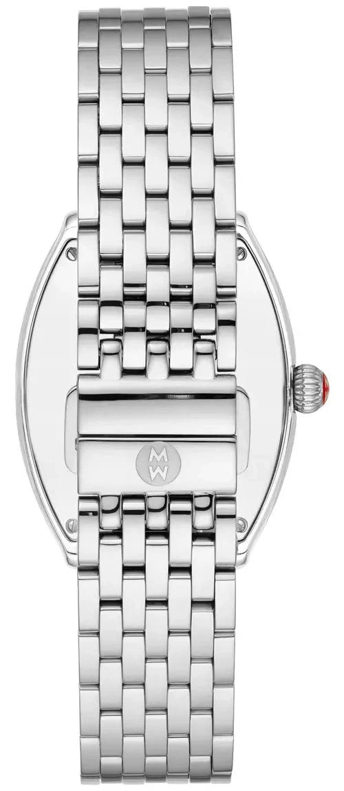 Michele Releve Stainless Steel Mother-of-Pearl Dial Diamonds Quartz Womens Watch MWW19B000003