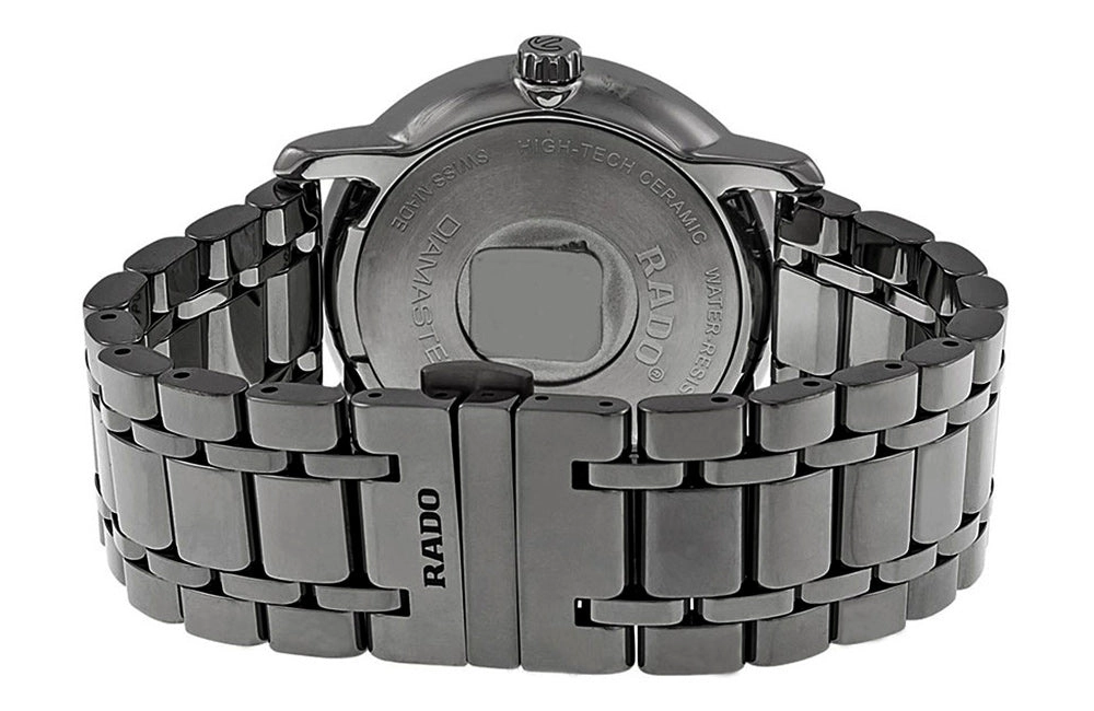 Rado DiaMaster XL R14072177 Ceramic Mens Watch Silver-tone Hands Plasma Ceramic Case Analog Dial Quartz