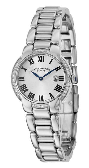 Raymond Weil Jasmine Stainless Steel & Diamond Womens Luxury Watch Calendar 5229-STS-01659