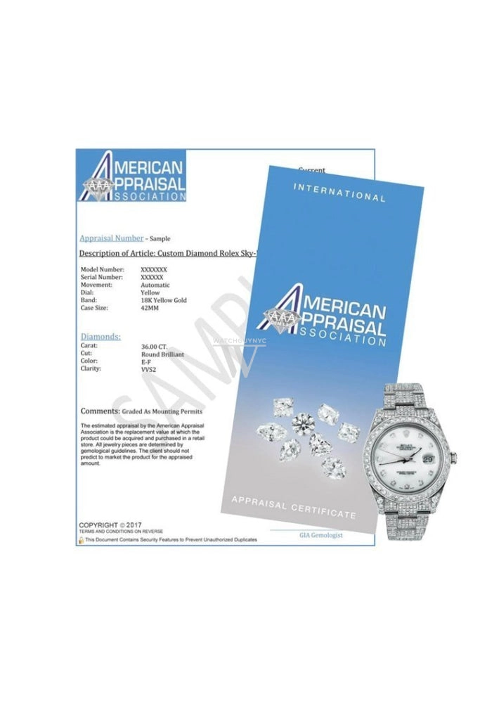 Rolex Datejust 31 White Mother of Pearl Diamond Dial Fluted Bezel 18K Rose Gold Two Tone Ladies Watch 178271 Pre-owned