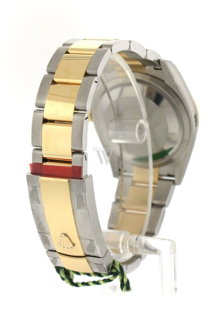 Rolex Datejust 36 Silver Jubilee design set with diamonds Dial Diamond Bezel Oyster Yellow Gold Two Tone Watch126283RBR 126283 NP