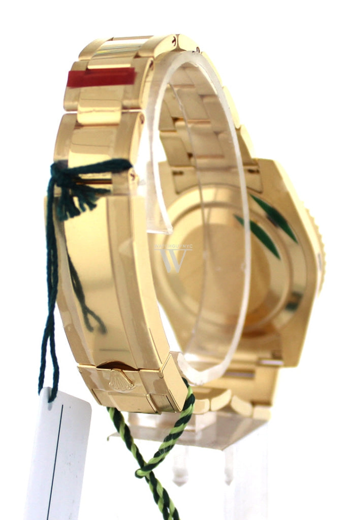 ROLEX Submariner Date 40 Black Dial 18k Yellow Gold Men's Watch 116618LN 116618