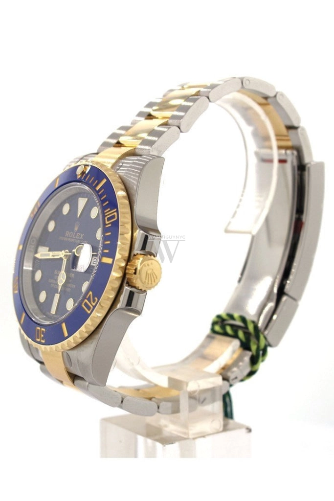 ROLEX Submariner Date 40 Blue Dial Gold and Steel Watch 116613LB 116613