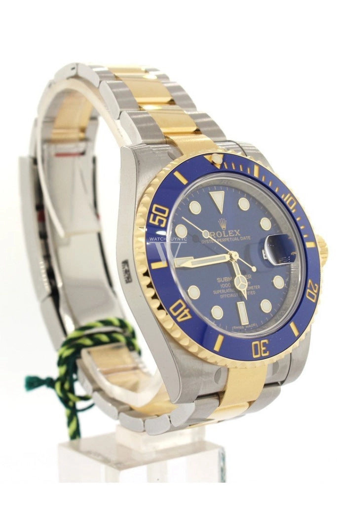 ROLEX Submariner Date 40 Blue Dial Gold and Steel Watch 116613LB 116613