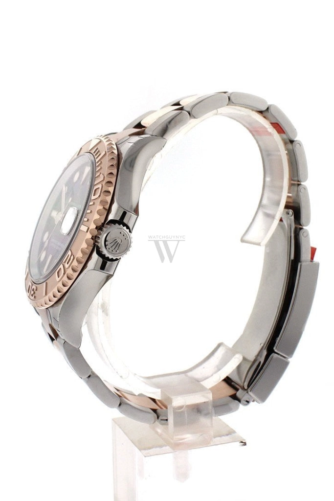 ROLEX YACHT-MASTER 40 Chocolate Dial 18k Rose Gold Mens Watch 116621