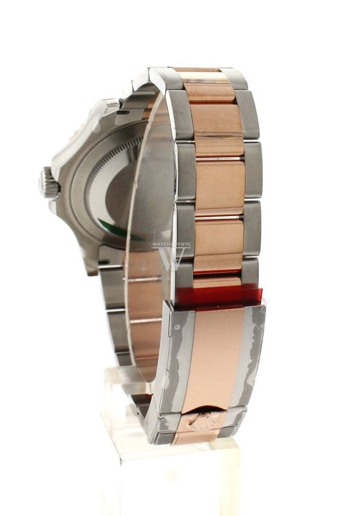 ROLEX YACHT-MASTER 40 Chocolate Dial 18k Rose Gold Mens Watch 116621
