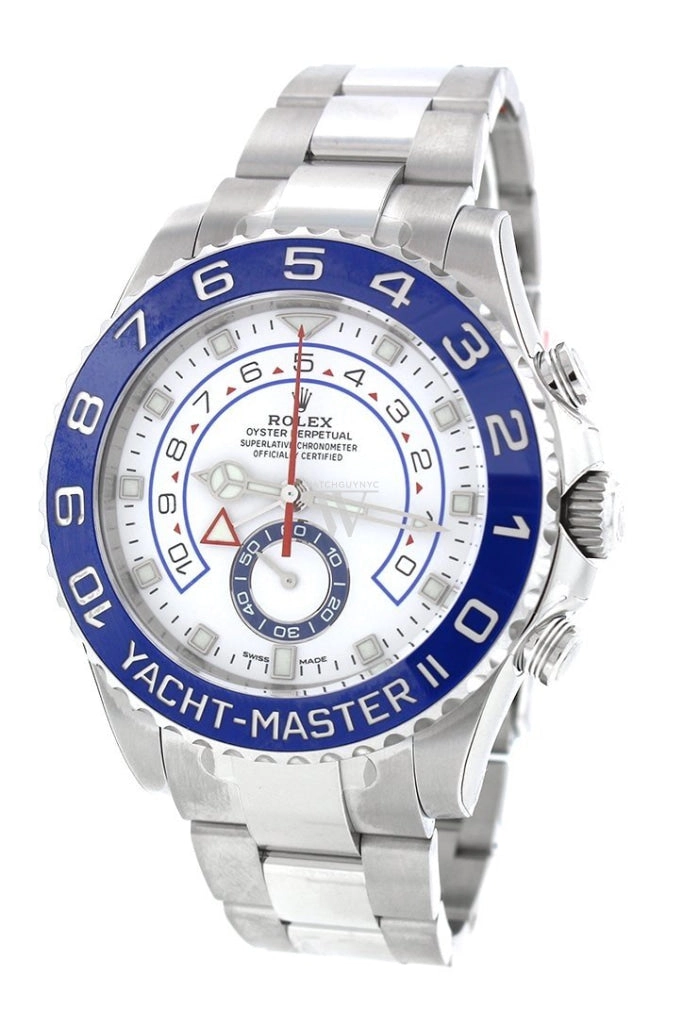 ROLEX Yacht-Master II 44 White Dial Stainless Steel Men's Watch 116680