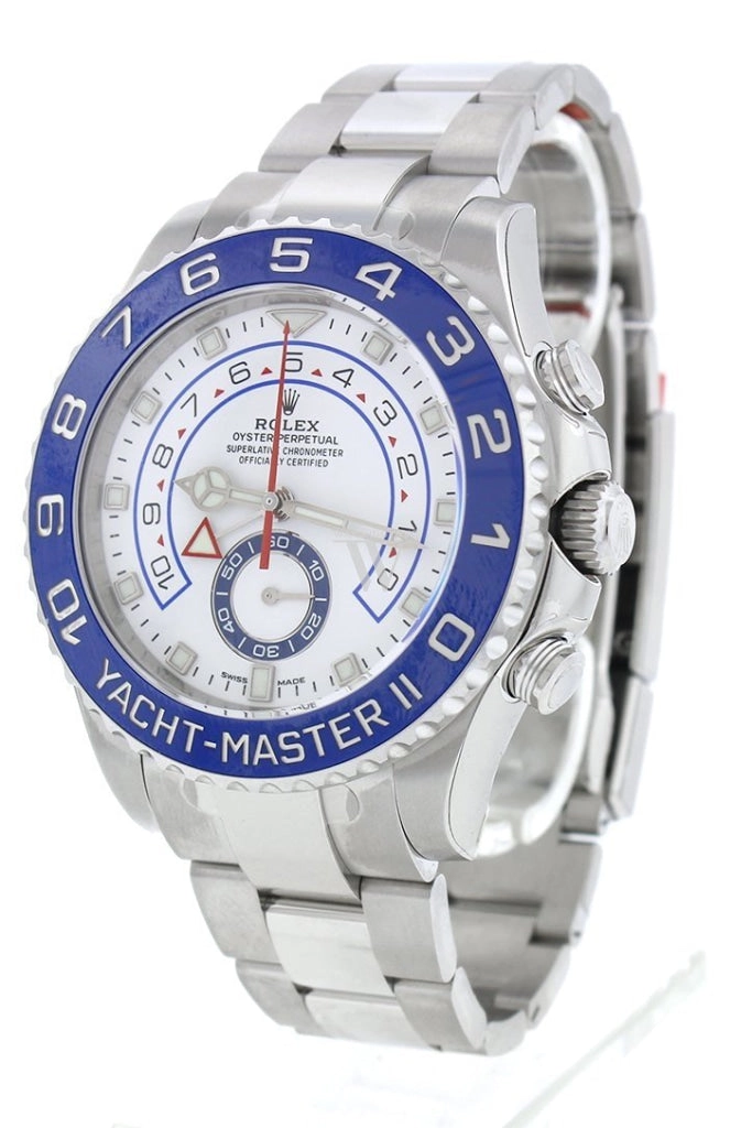 ROLEX Yacht-Master II 44 White Dial Stainless Steel Men's Watch 116680