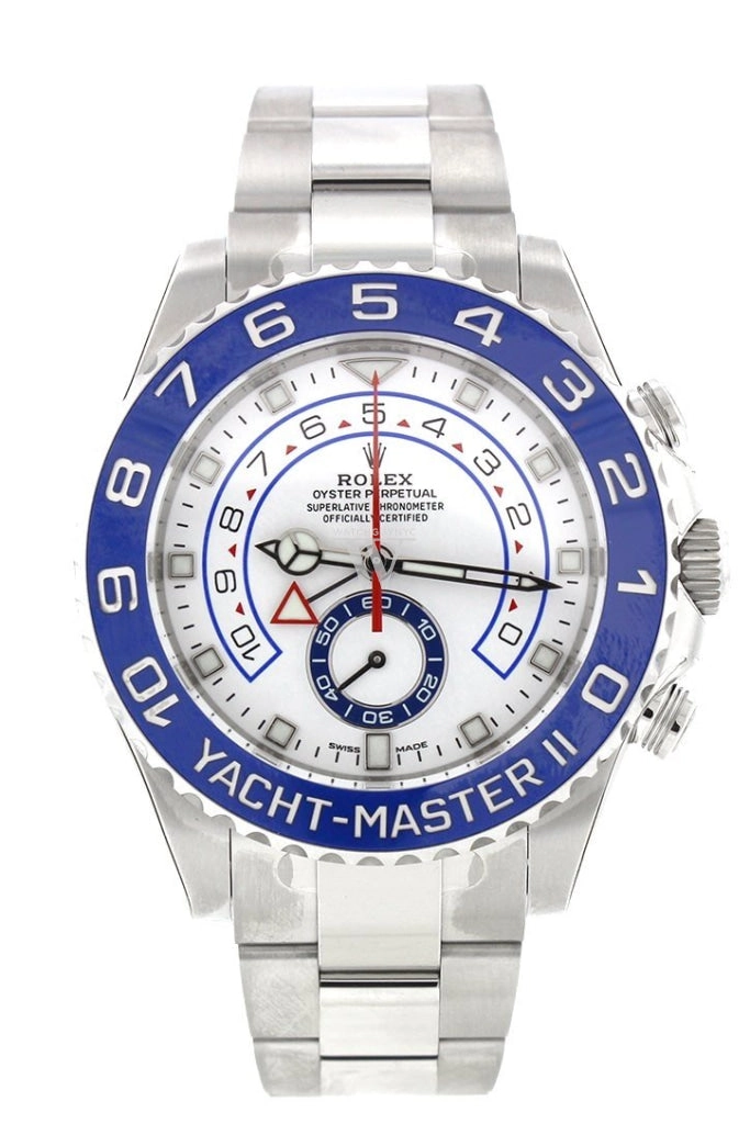 ROLEX Yacht-Master II 44 White Dial Stainless Steel Men's Watch 116680