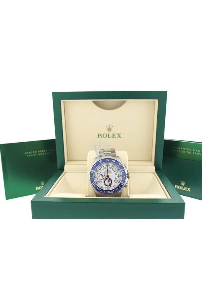 ROLEX Yacht-Master II 44 White Dial Stainless Steel Men's Watch 116680