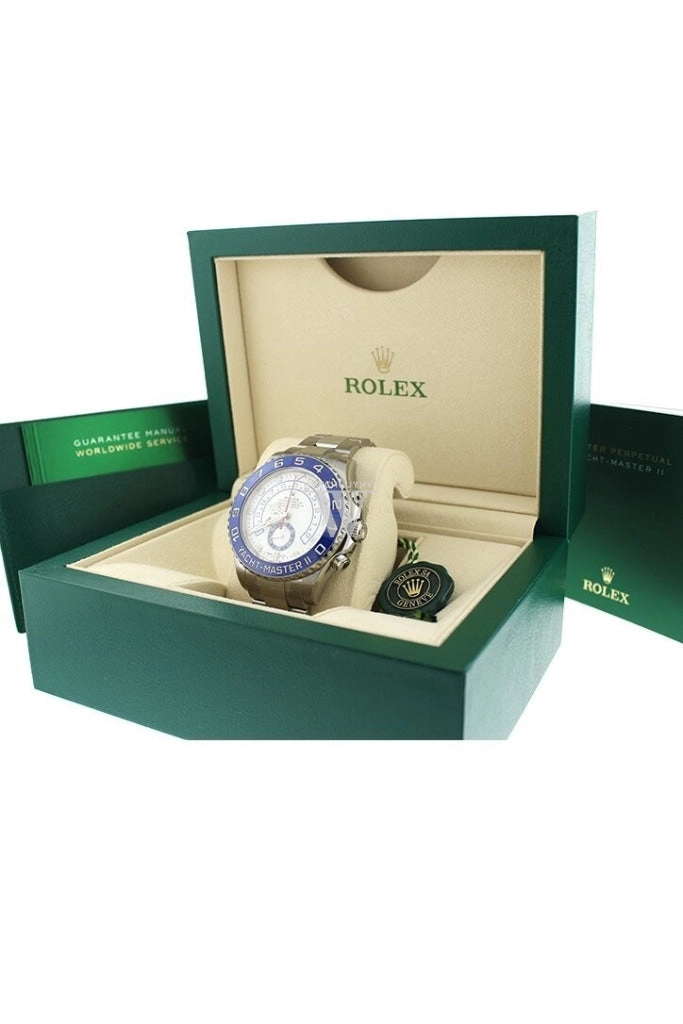 ROLEX Yacht-Master II 44 White Dial Stainless Steel Men's Watch 116680