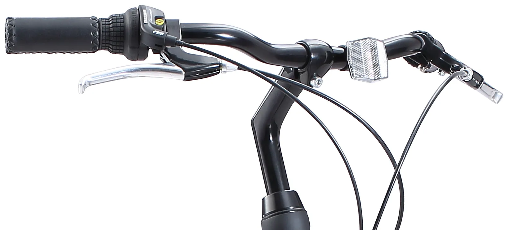 sixthreezero Reach Your Destination Men's 7 Speed Hybrid Bike, Matte Black
