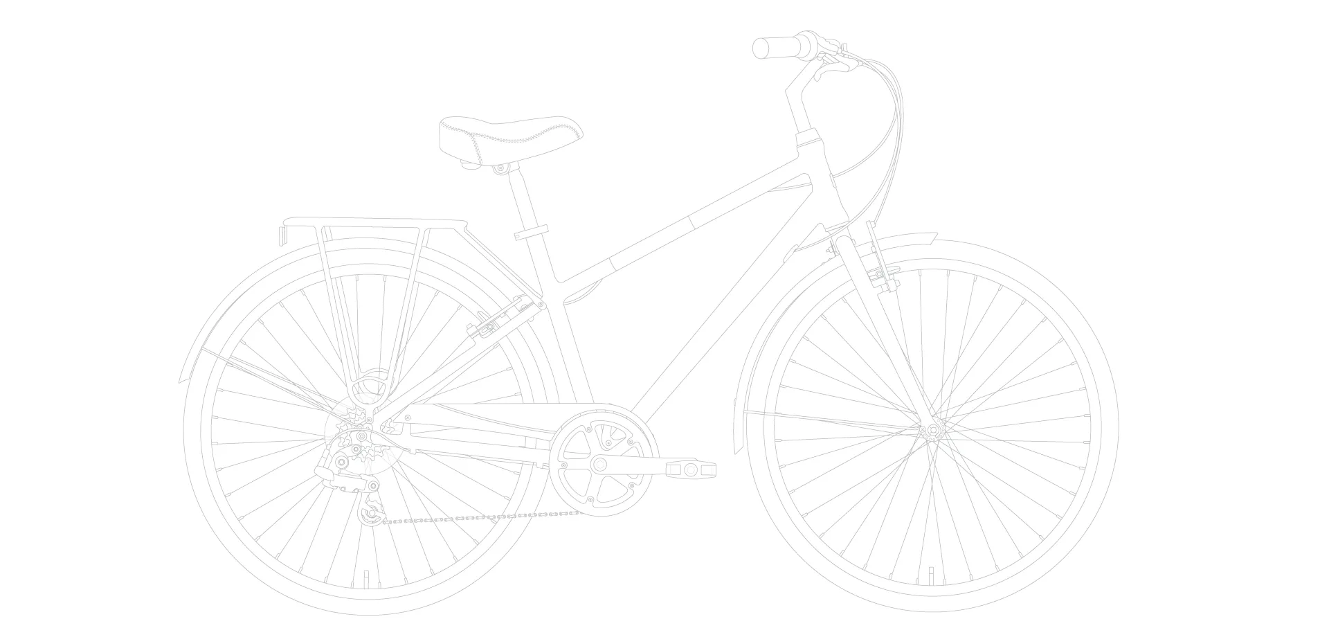 sixthreezero Reach Your Destination Men's 7 Speed Hybrid Bike, Matte Black