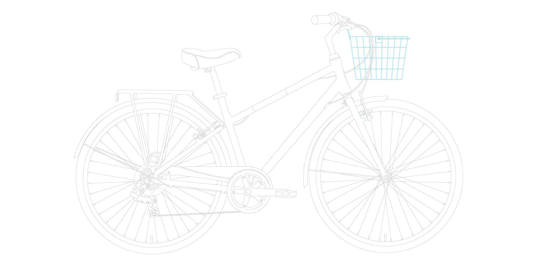 sixthreezero Reach Your Destination Men's 7 Speed Hybrid Bike, Matte Black