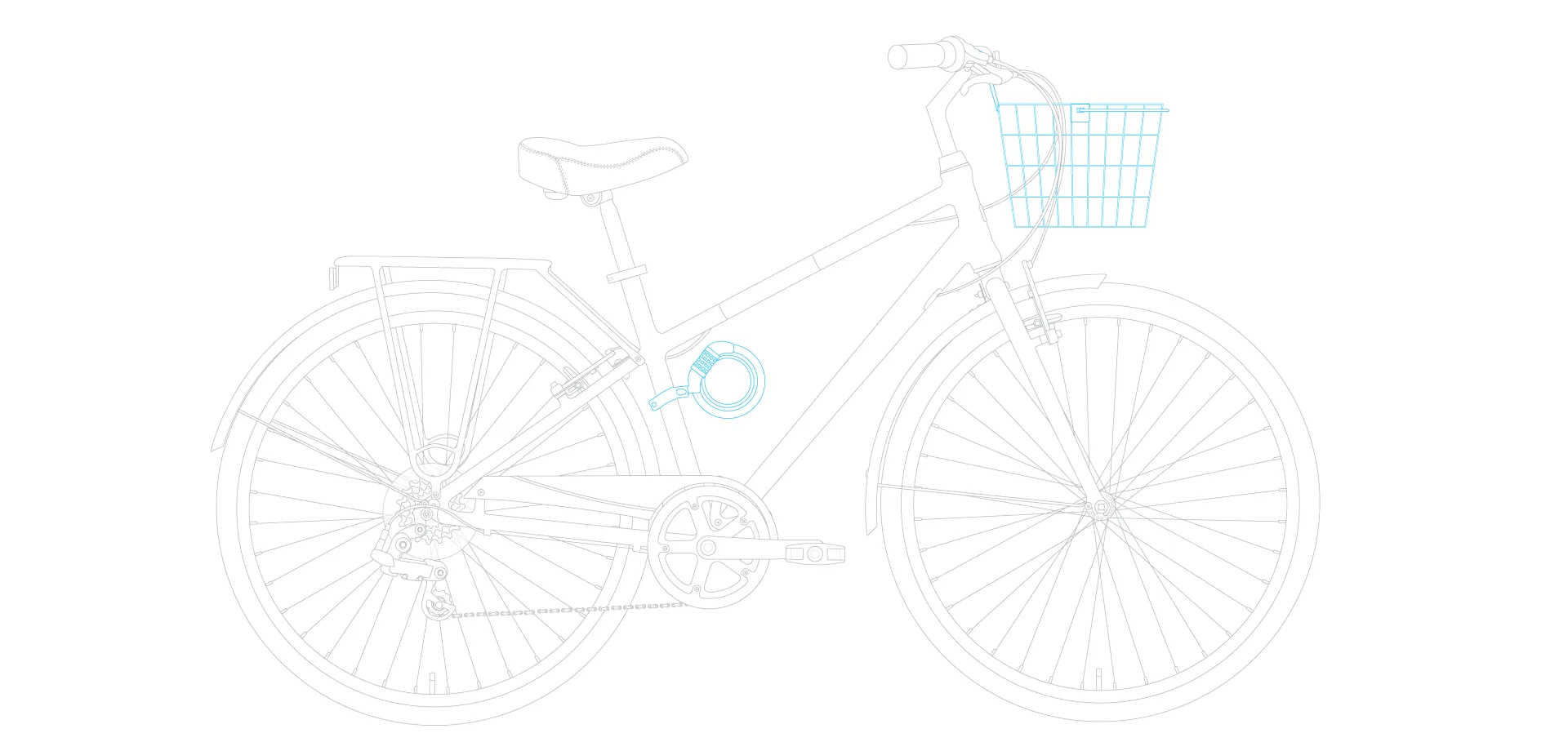 sixthreezero Reach Your Destination Men's 7 Speed Hybrid Bike, Matte Black