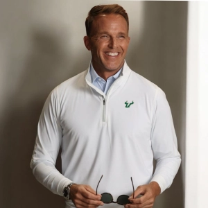 South Florida DriRelease® Performance Pullover White