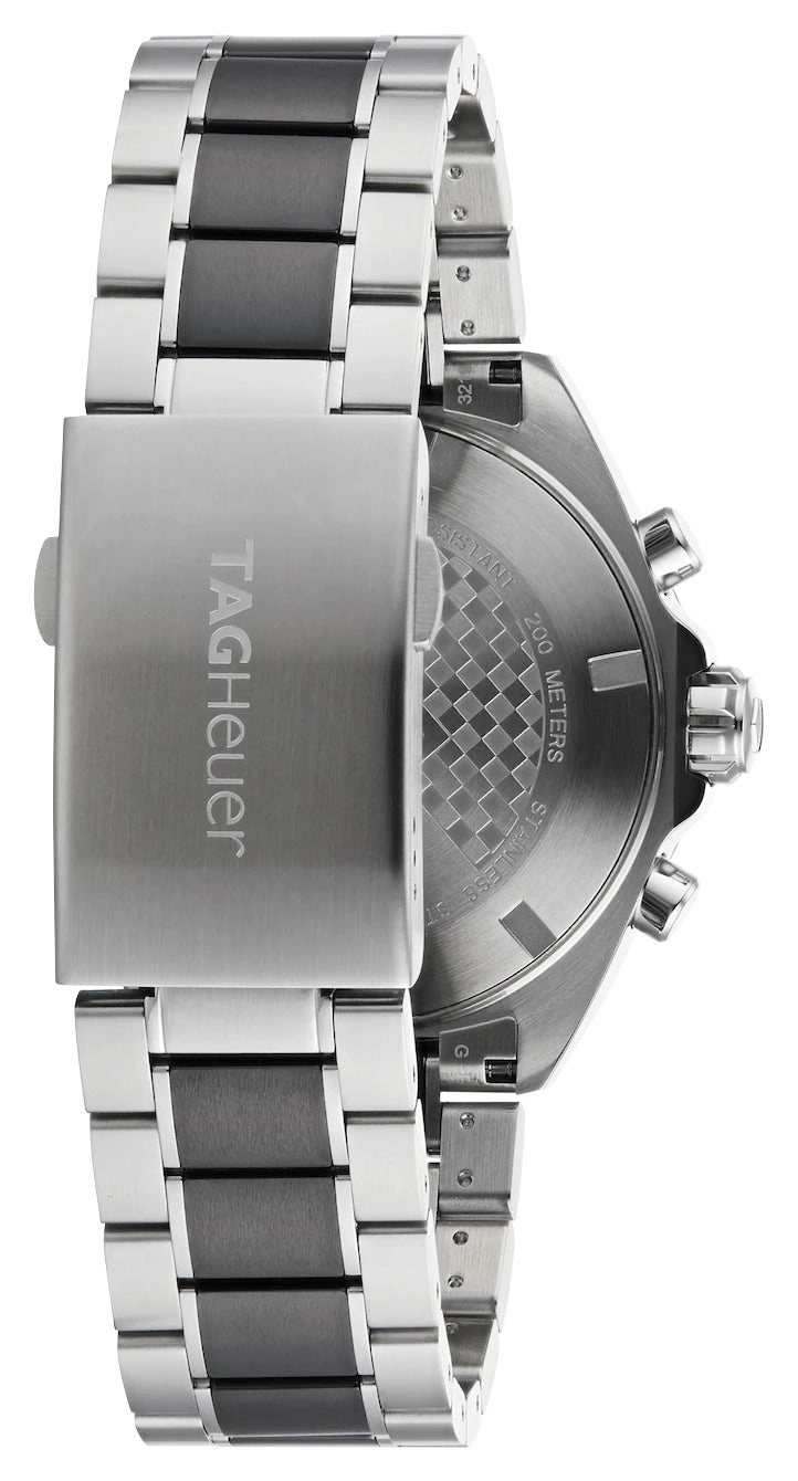 TAG Heuer Formula 1 Chronograph Stainless Steel & Ceramic Gray Dial Date Divers Quartz Mens Watch CAZ1011.BA0843