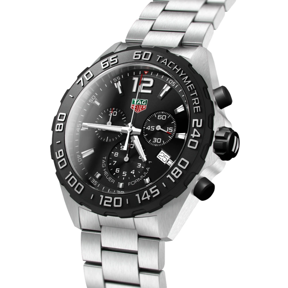 Tag Heuer Formula 1 Quartz Chronograph 43mm Black/Steel