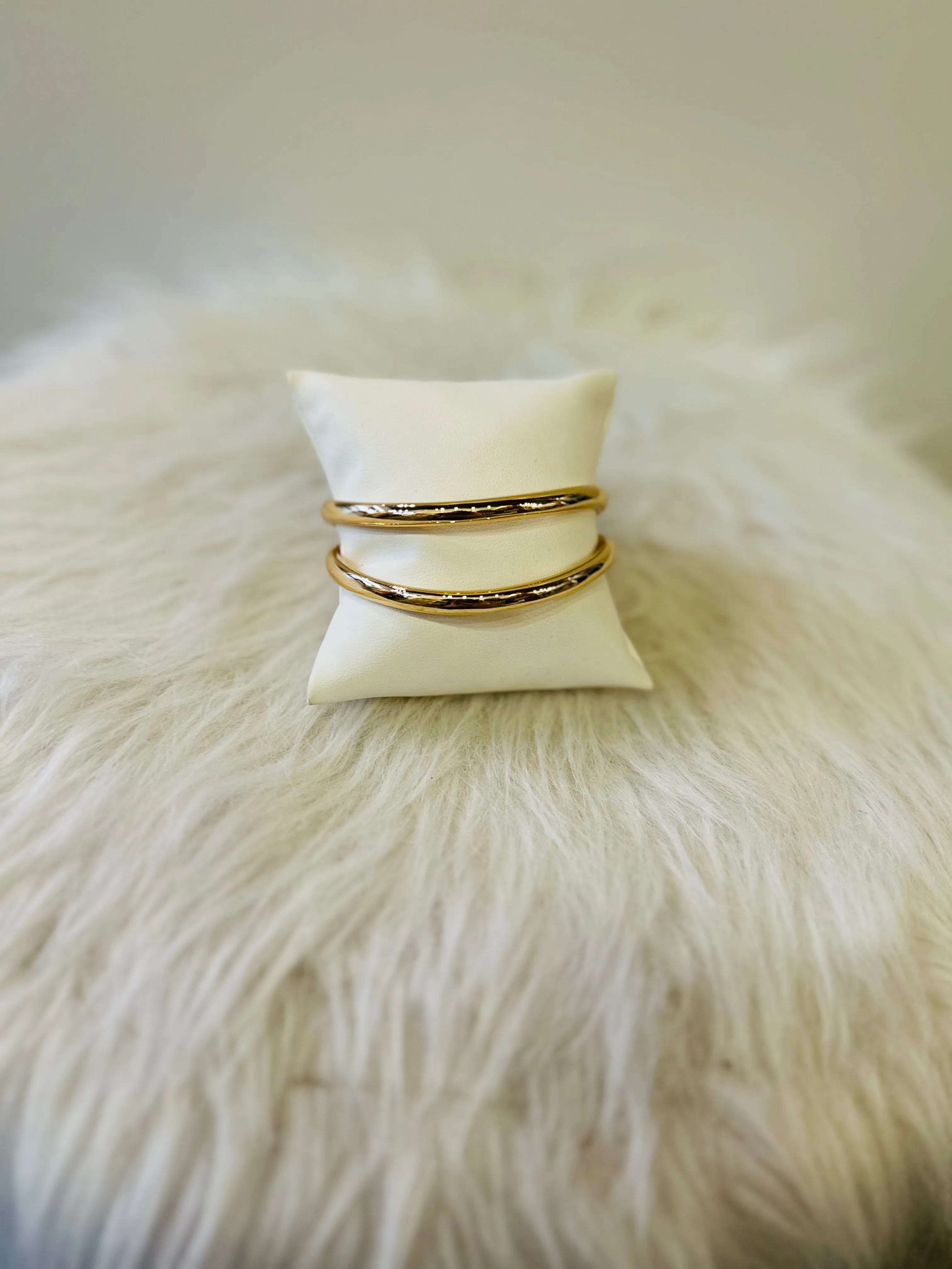 Wavy Bangle Set