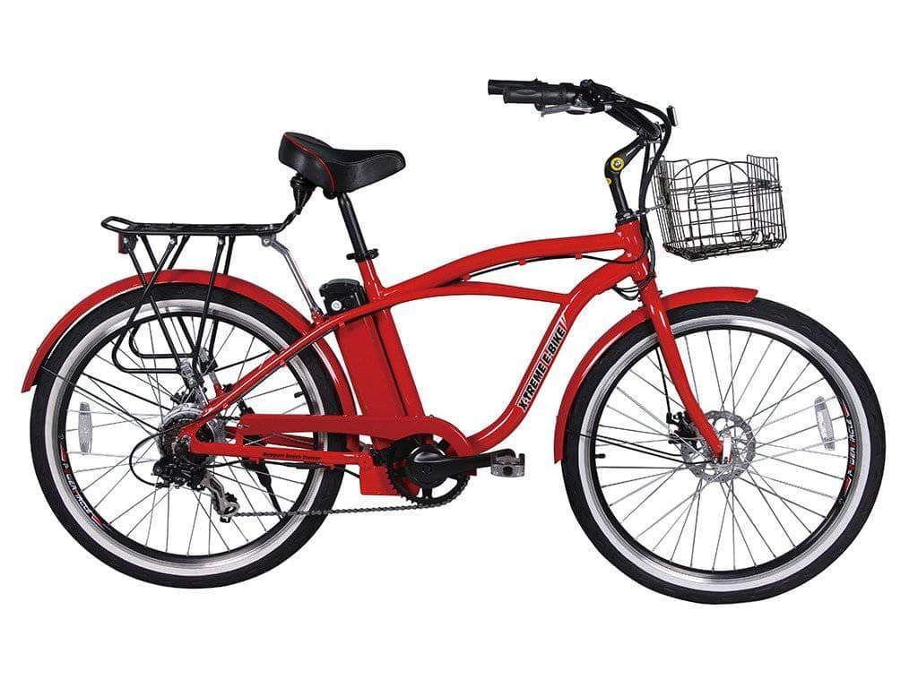 X-Treme Newport Elite Max Beach Cruiser Electric Bike [36V 350W]